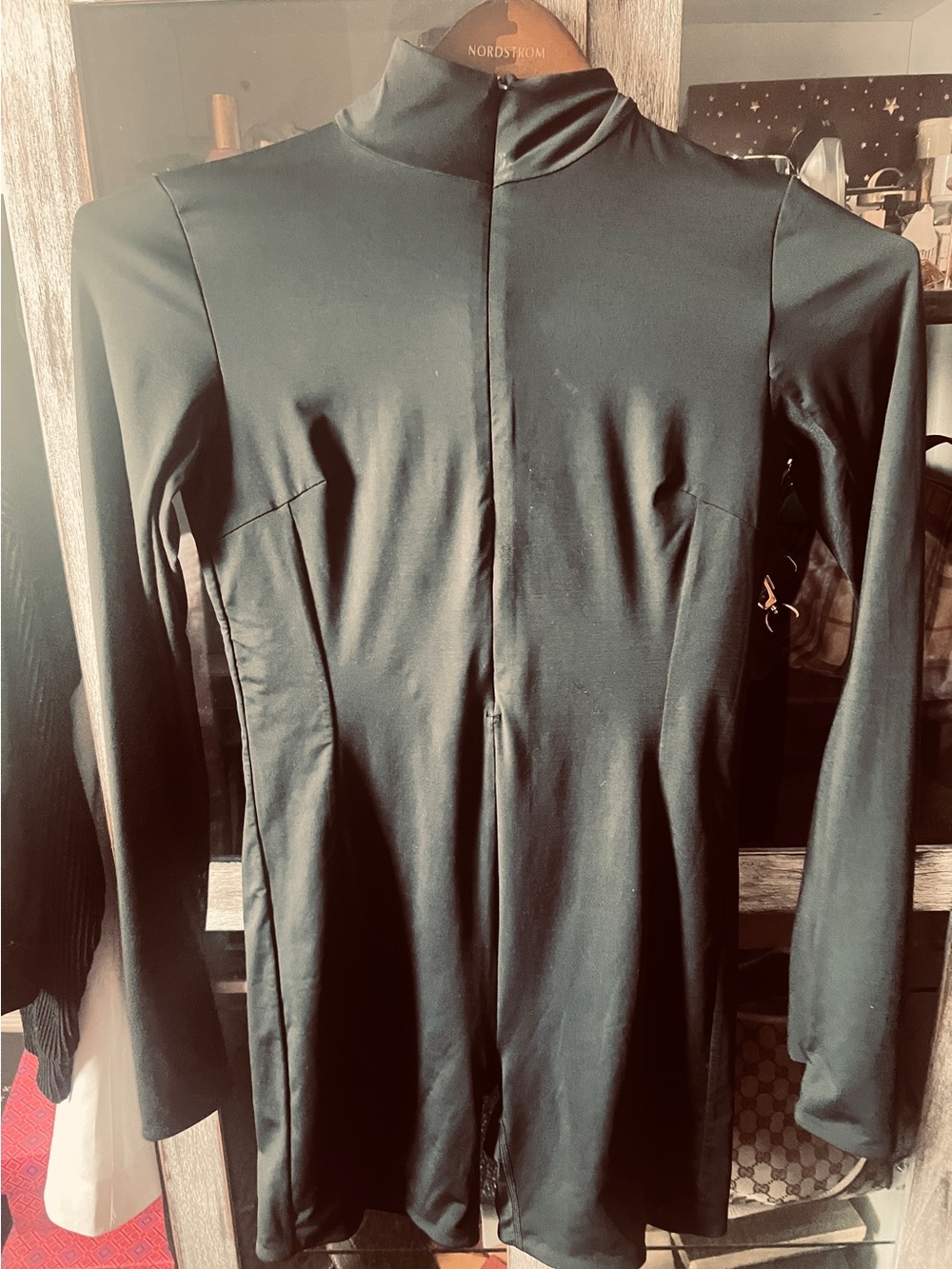 lululemon athletica Black Long-Sleeve Zip-Front Top